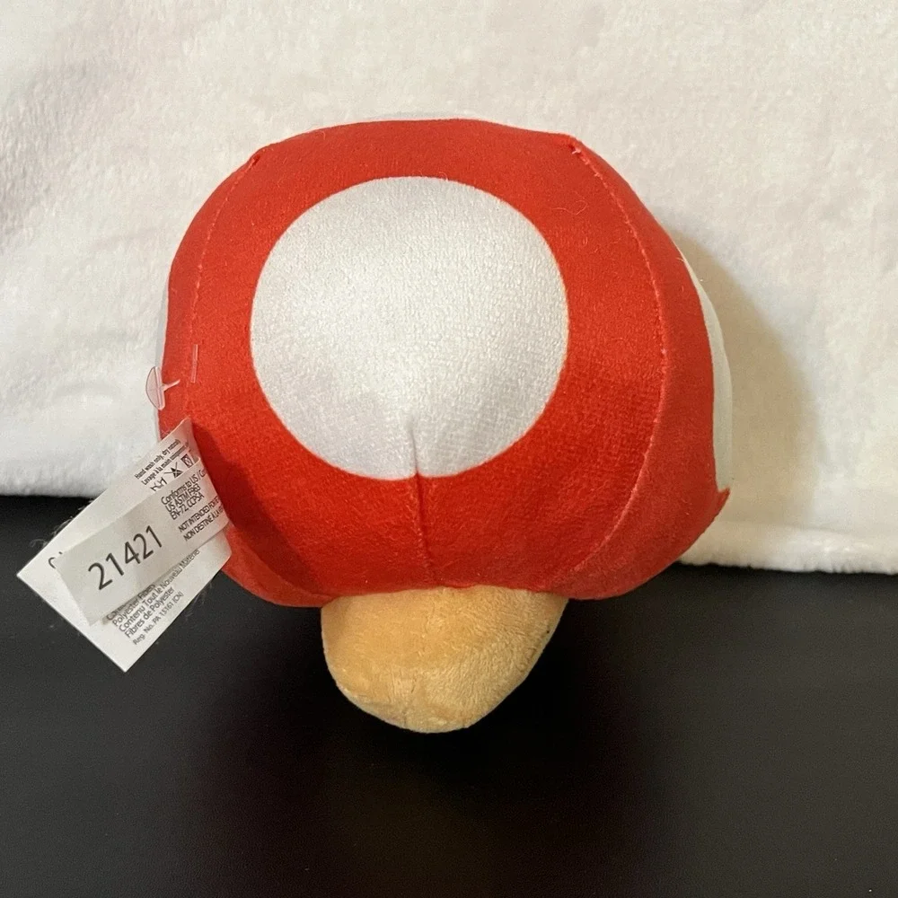 Nintendo Super Mario Bros Red Super Mushroom Plush 5
